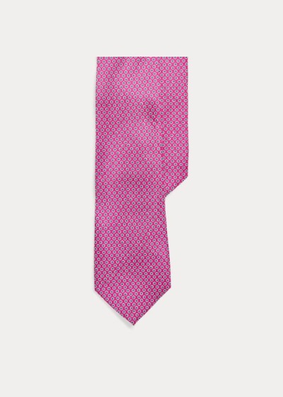 Men's Ralph Lauren Micro-Hexagon Silk Ties | 453278CGH